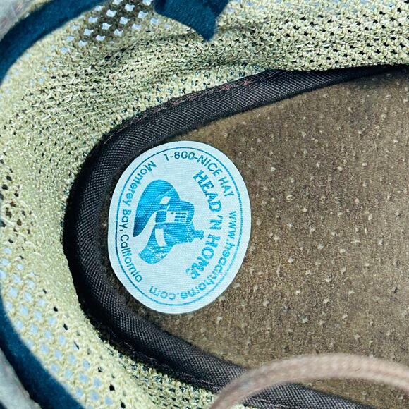 Monterey Bay 8" SIROCCO Unisex Hat Suede Leather Mesh USA - Picture 13 of 16